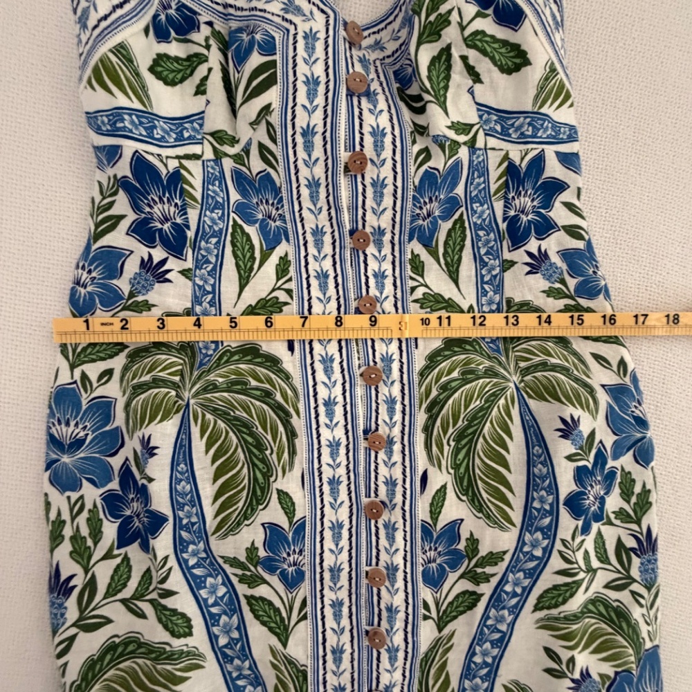 Farm Rio NEW Tropicance Off-White Mini Dress S/M - Picture 8 of 8